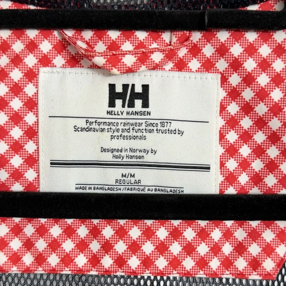 Helly Hansen Vintage Red & White Gingham Winter Jacket. Size M - Picture 9 of 9